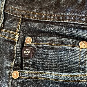 AG Adriano Goldschmied Dark Blue Denim Jeans